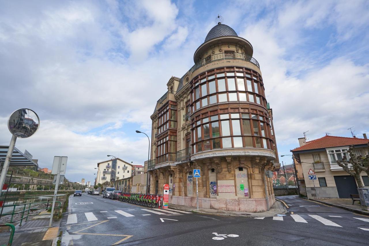 Apartamento Bio Exclusivo Con Mirador En Bilbao Y Aparcamiento Publico Gratuito Lägenhet Exteriör bild