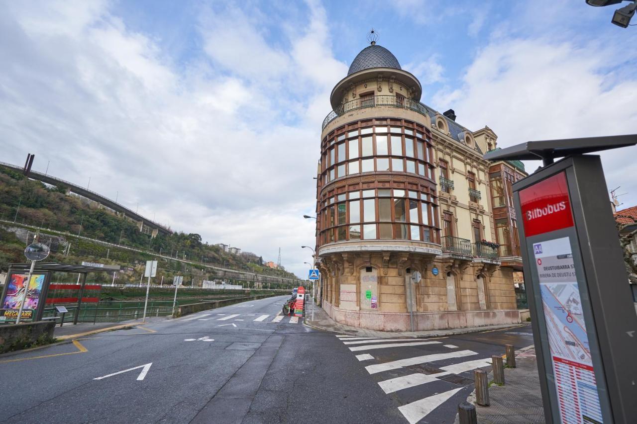 Apartamento Bio Exclusivo Con Mirador En Bilbao Y Aparcamiento Publico Gratuito Lägenhet Exteriör bild