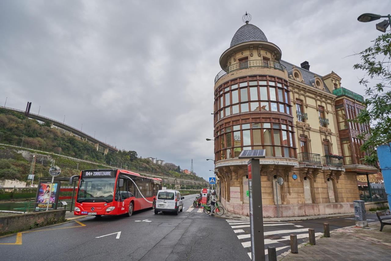 Apartamento Bio Exclusivo Con Mirador En Bilbao Y Aparcamiento Publico Gratuito Lägenhet Exteriör bild