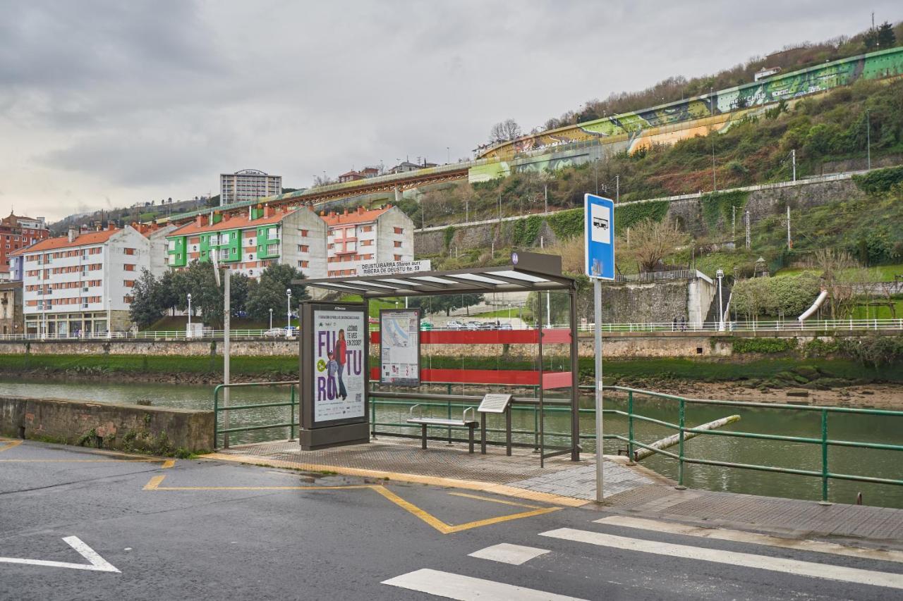 Apartamento Bio Exclusivo Con Mirador En Bilbao Y Aparcamiento Publico Gratuito Lägenhet Exteriör bild