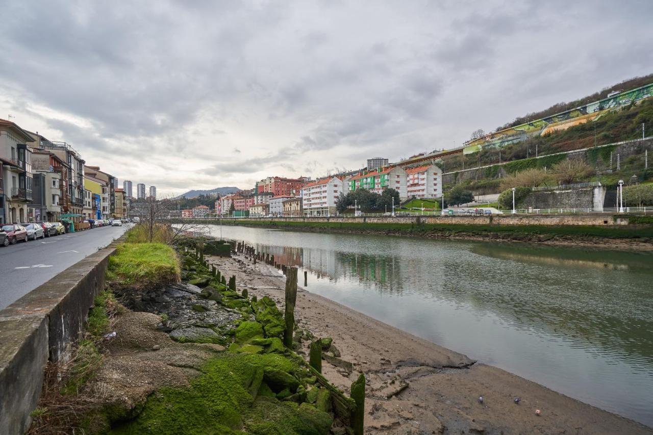 Apartamento Bio Exclusivo Con Mirador En Bilbao Y Aparcamiento Publico Gratuito Lägenhet Exteriör bild