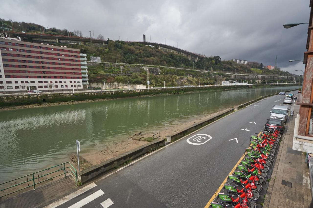 Apartamento Bio Exclusivo Con Mirador En Bilbao Y Aparcamiento Publico Gratuito Lägenhet Exteriör bild